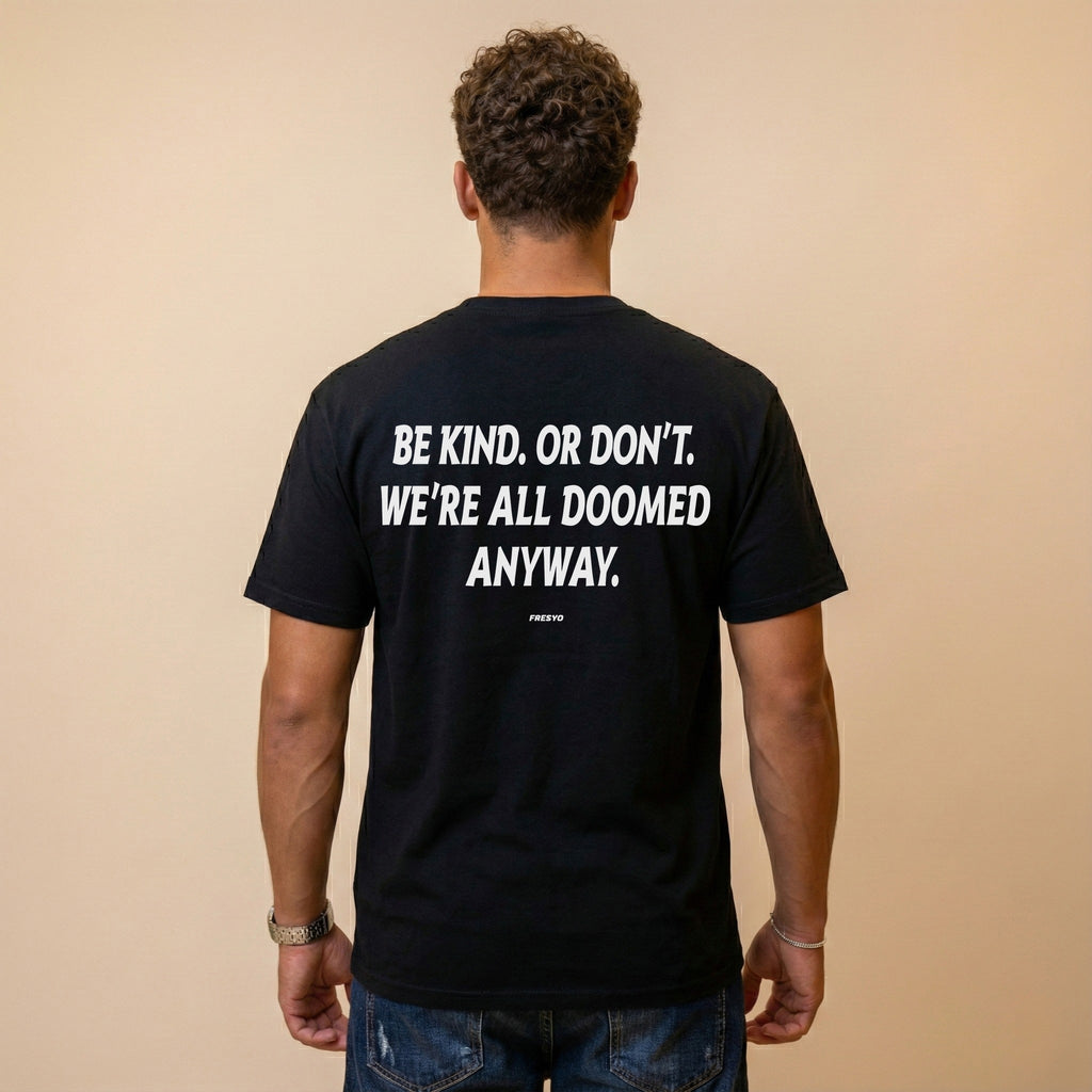 BE KIND. OR DON'T. WE'RE ALL DOOMED ANYWAY.