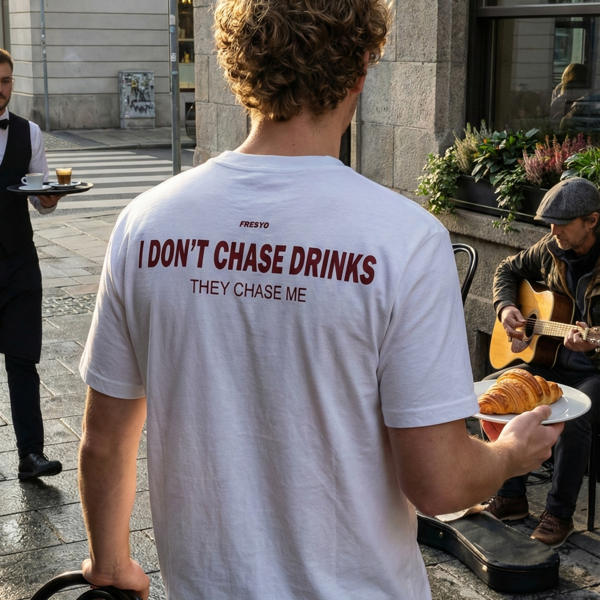 I DON'T CHASE DRINKS. THEY CHASE ME