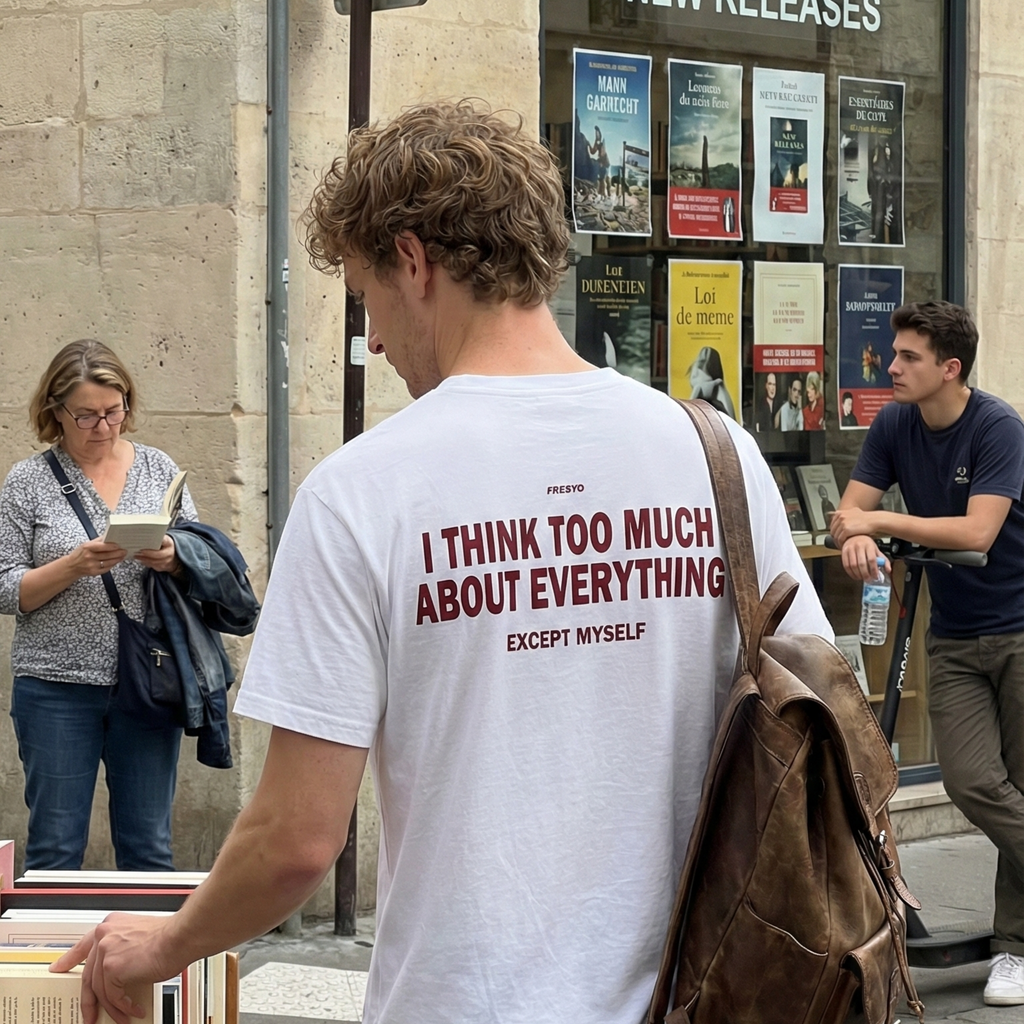 I THINK TOO MUCH ABOUT EVERYTHING EXCEPT MYSELF